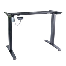 domli Electric Adjustable Black Standing Desk Frame | Ergonomic Sit Stand Desk With Continuous Height Adjustment