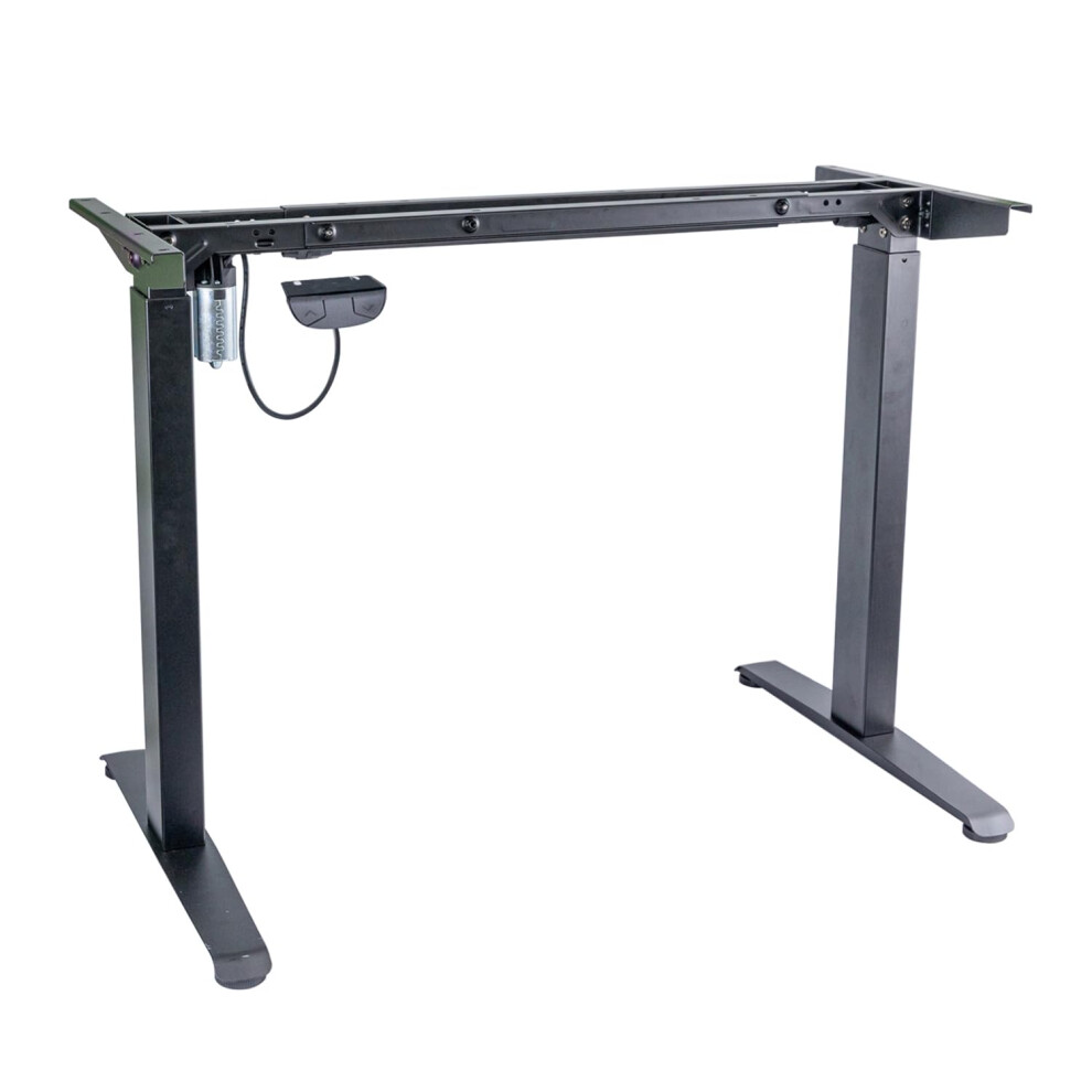 domli Electric Adjustable Black Standing Desk Frame | Ergonomic Sit Stand Desk With Continuous Height Adjustment-image-OPC-PDTCP8D-NEW