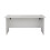Office Hippo Heavy Duty Rectangular Office Desk with Panel Ends, Wood, White, 120 x 80 x 73 cm 2