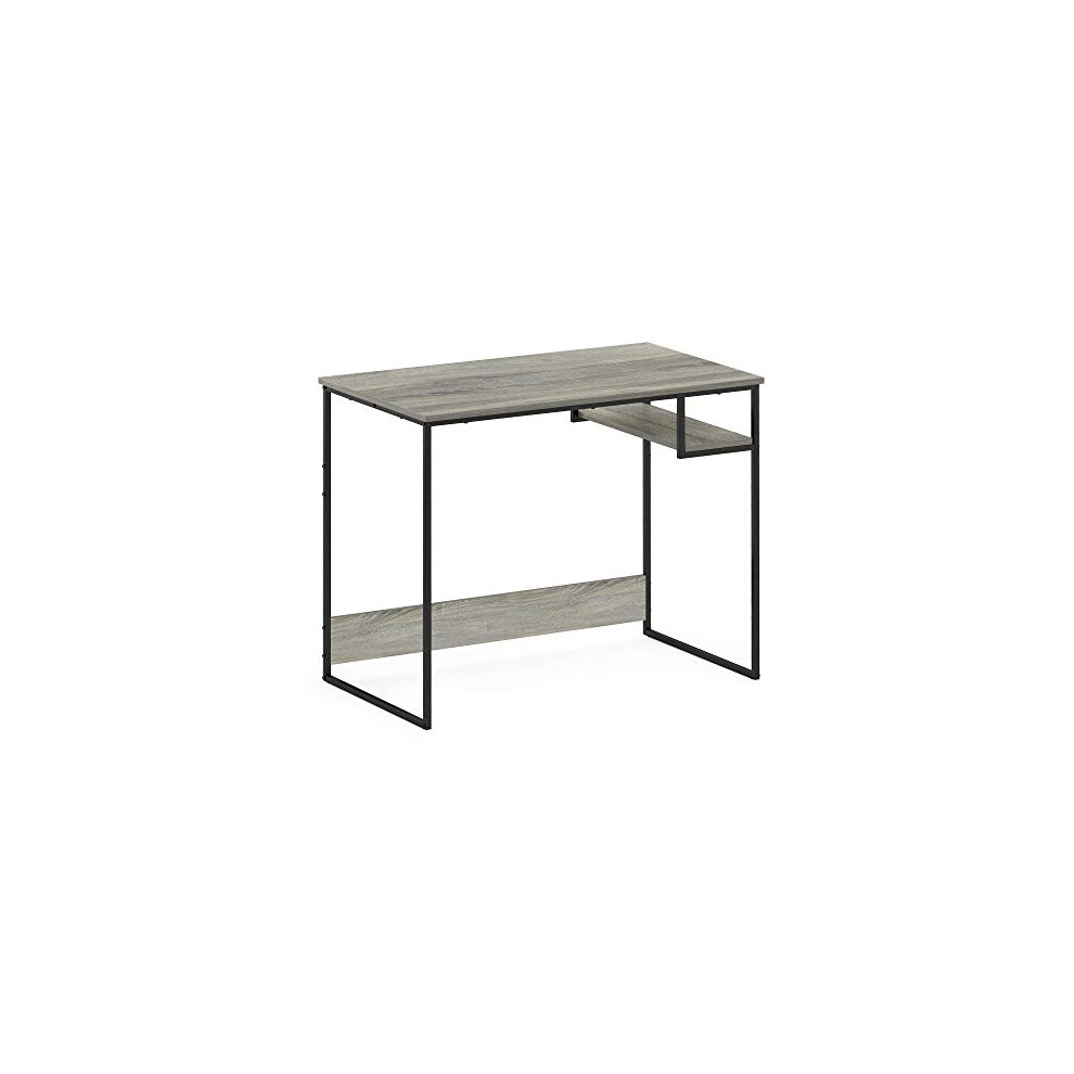 Furinno Moretti Modern Lifestyle Study Desk, Computer Desk, 90 cm (W), French Oak Grey-image-OPC-PDTCPGS-NEW