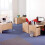 5 Star Office Mr Office Maestro 25 left hand wave desk - with panel end leg, Grey oak, 1600 3