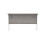 Office Hippo Essentials Rectangular Writing Computer Work Place, Home Office Desk with Cable Port Management, Alaskan Grey Oak, 120x60cm 5