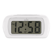 Acctim Auric Digital Alarm Clock Superbrite? Crescendo Alarm Large LCD Display White 12342