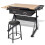 VidaXL vidaXL Tiltable Tabletop Drawing Table with Stool Home Office Durable with Drawers 4