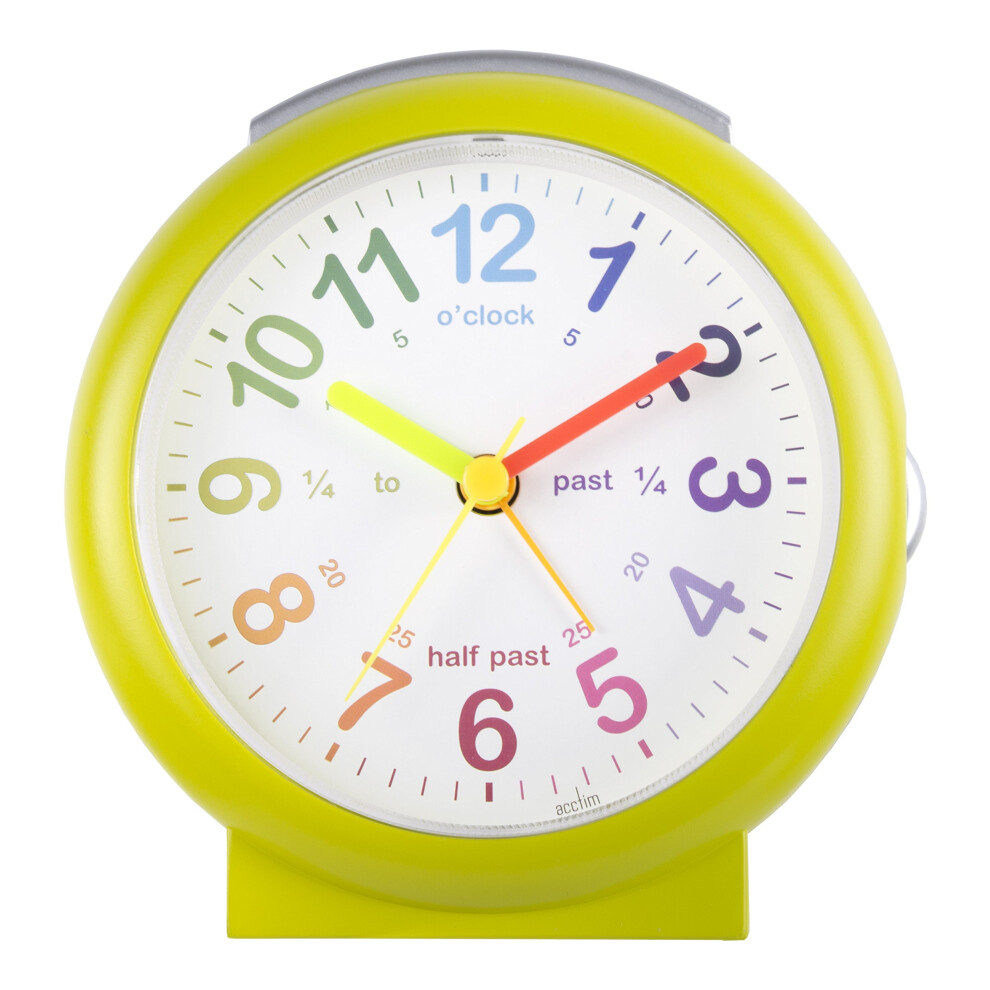 Acctim LuLu Time Teaching Alarm Clock - Color: Green