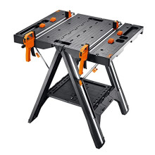 Vouwbare werktafel Pegasus WORX - WX051 (draagbare werktafel 79 x 64 x 81 cm, laadcapaciteit van 453 kg, klemmen en kaken)