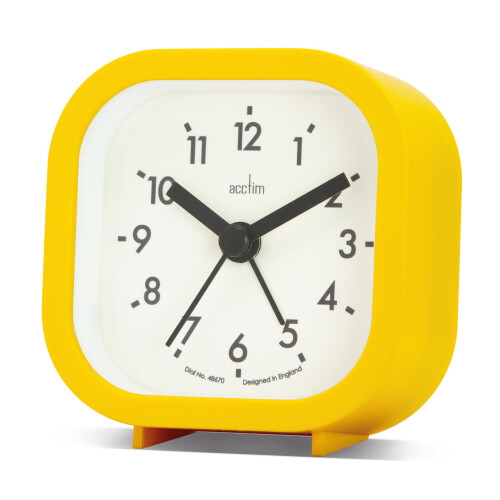 Acctim Acctim Robyn Mini Bedside Alarm Clock Daisy 1