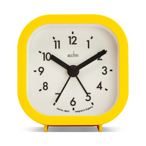 Acctim Acctim Robyn Mini Bedside Alarm Clock Daisy