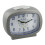 WIDDOP and Co. Travel Alarm Clock Blue LED Light Snooze + AA Battery (Silver) 1