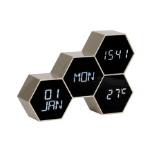 Karlsson Alarm Clocks KA5805GD, Gold, 17,5 x 4,5 x 12