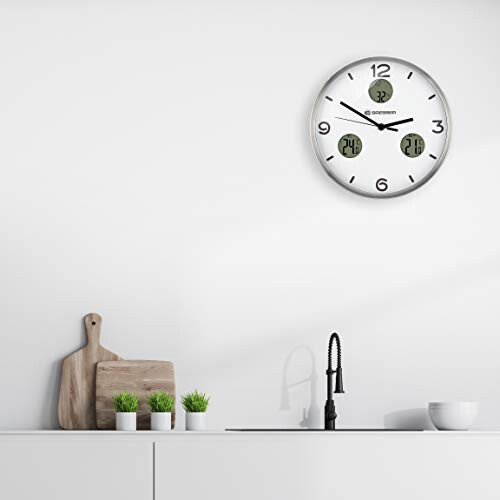 Bresser Wall Clock, White, 30 cm 2