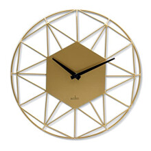Acctim 29578 Alva quartz wall clock with Gold wire dial