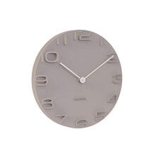 Karlsson, wall clock, Grey, One Size