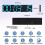 CHKOSDA Digital Wall Clock, Oversize Led Digital Clock with Auto Dimmer, Huge Countdown Timer with Remote Control, 27" Wide Led Display, 6 Digits, 2