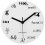 Timelike Math Clock, Unique Wall Clock Modern Design Novelty Maths Equation Clock - Each Hour Marked By a Simple Math Equation (8"(20CM)) 1