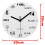 Timelike Math Clock, Unique Wall Clock Modern Design Novelty Maths Equation Clock - Each Hour Marked By a Simple Math Equation (8"(20CM)) 2
