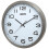 Unity Large Wall Clock, Manhattan Metal, Silver, 40 cm / 16-inch 1