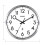 Sharp SHARP Atomic Analog Wall Clock - 12" Silver Brushed Finish Sets Automatically- Battery Operated Easy to Read Use: Simple, Style fits Any Decor 5