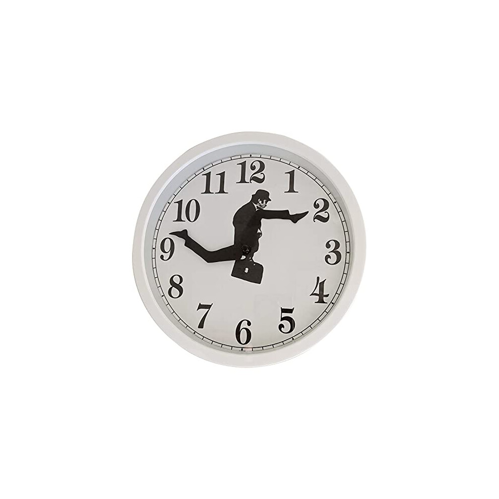 2021 Ministry of Silly Walks Clock - Monty Python Ministry of Silly Walk Wall Clock, British Comedy Inspired Comedian Home Decor Novelty Wall Watch,