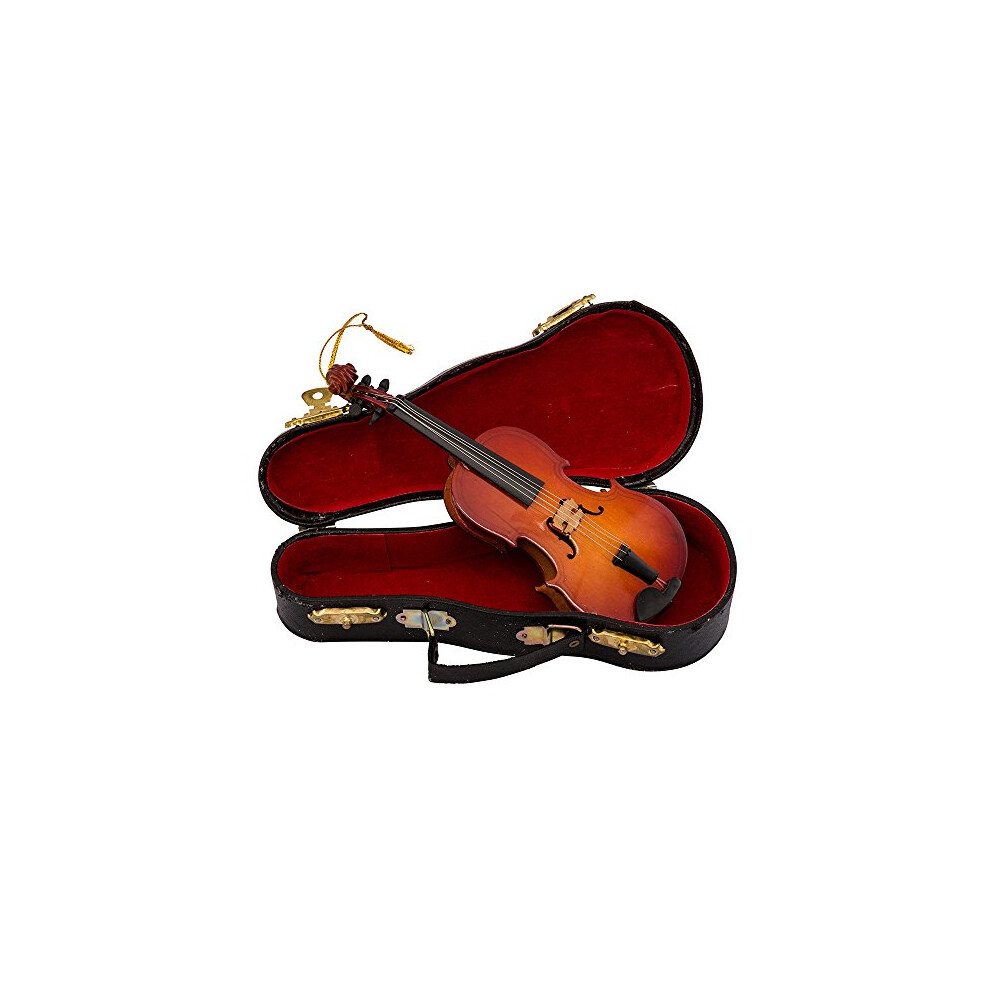 Kurt Adler 5.5" Wood Violin Ornament