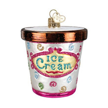 Old World Christmas Ornaments: Ice Cream Lover Gifts Glass Blown Ornaments for Christmas Tree, Carton