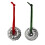 Nordic Ware Bundt Ornament Set, Silver, 2-Pieces 1