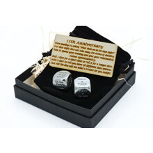 11 Year Anniversary Metal Date Dice Create a Unique 11th Anniversary Date Night
