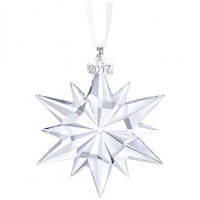 Swarovski Weihnachtsornament Jahresedition 2017 Figur Kristall Transparent 6,1 x 0,9 x 7,7 cm 1 St   ck