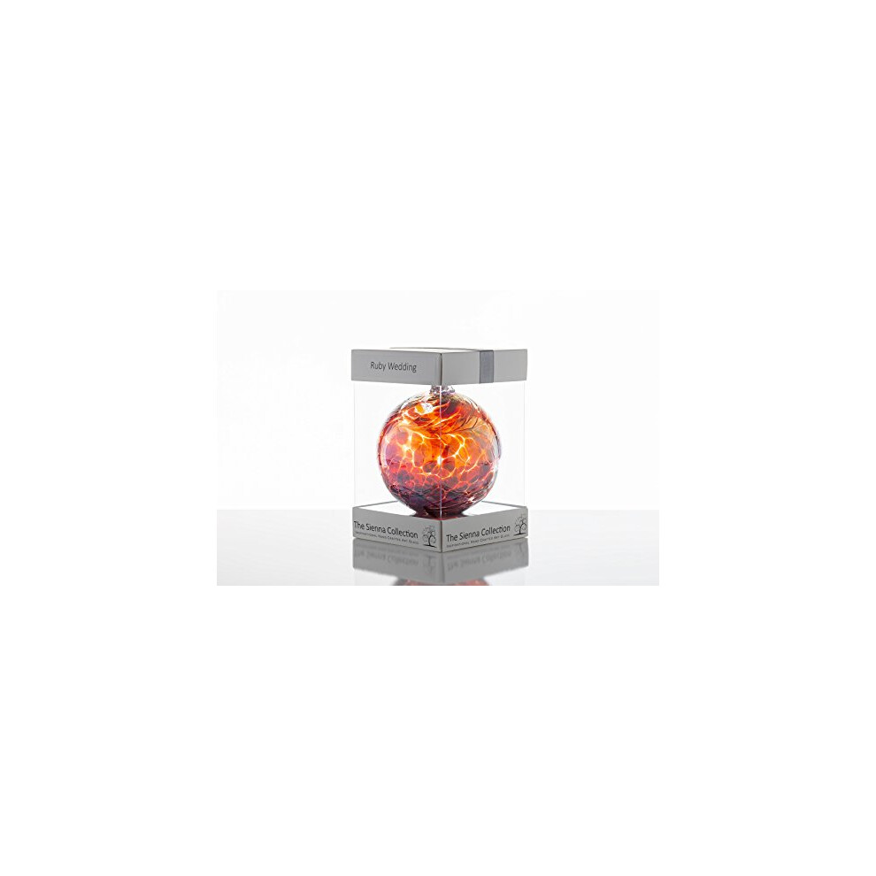 Sienna-Glass Sienna Glass 40Th Wedding 10Cm Friendship Ball