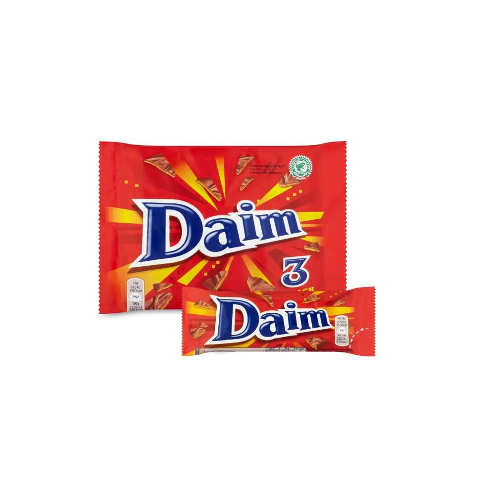 Kidzbuzz Daim Chocolate Bar 3X28g (Pack Of 3)