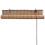 VidaXL vidaXL Roller Blinds 140x160cm Brown Bamboo Daynight Window Sunscreen Drape 2