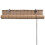 VidaXL vidaXL Roller Blinds 140x160cm Brown Bamboo Daynight Window Sunscreen Drape 5
