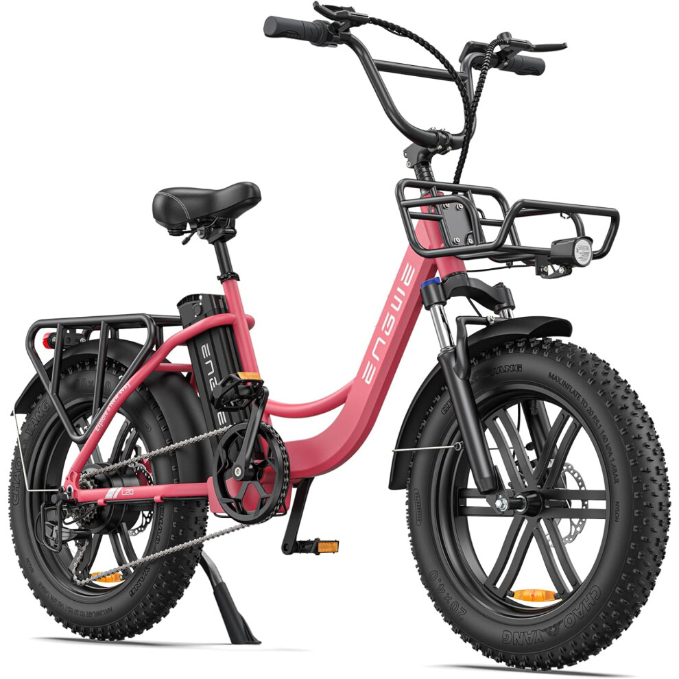 ENGWE L20 20" Fat Tire E-Bike, 48V 13AH Battery, Range 140KM, 25Km/h