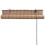 Tidyard Bamboo Roller Blinds for Bedroom Living Room Brown/Natural 4