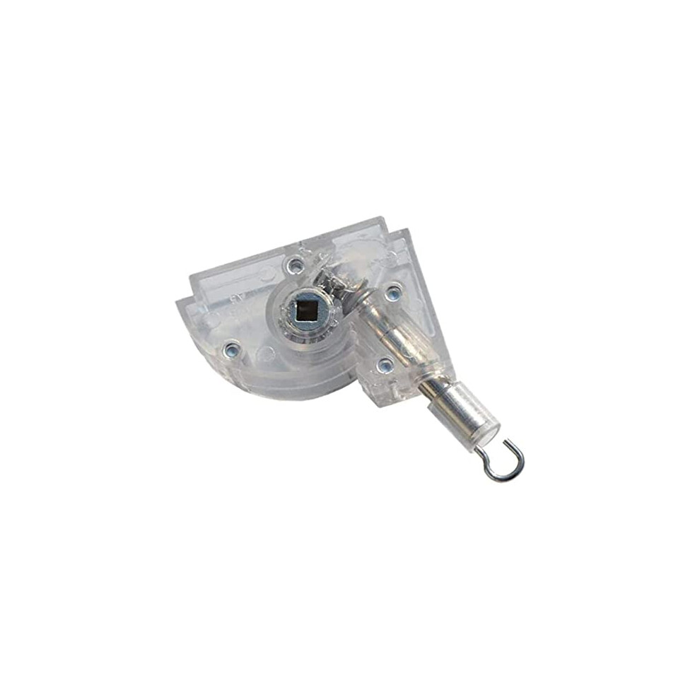Cutelec 2-Inch Low-Profile Wand Tilter With Square Zinc Gear, 3/16" Hook For Low Rail Horizontal Wood & Faux Wood Blinds