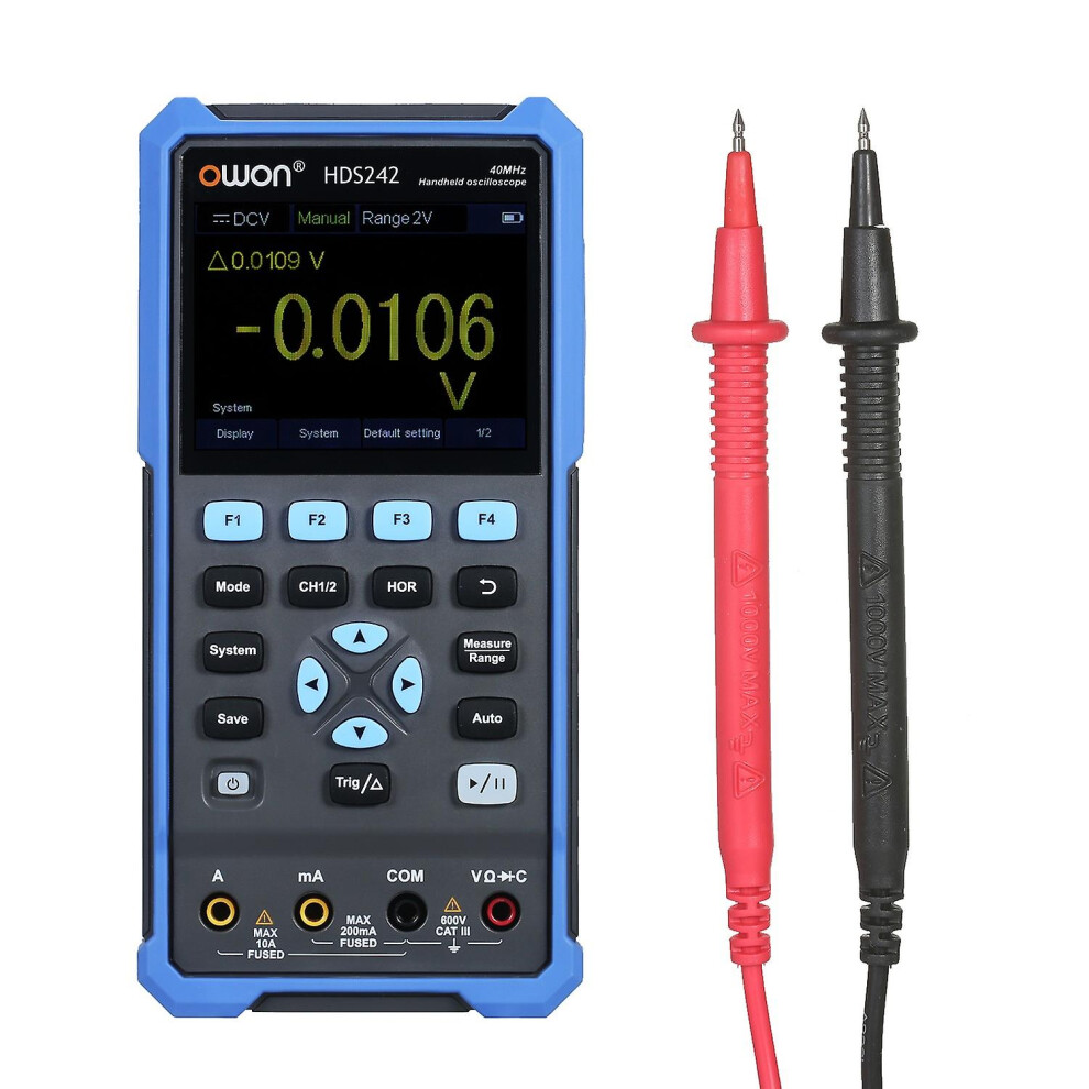 Owon Handheld Oscilloscope Multimeter 2Ch 40Mhz Bandwidth 20000 Counts 2-In-1 Digital Scope Meter Wi 9033322962375