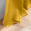 Douceur d'Int?rieur Absolu Microfibre Curtain with Eyelets, Plain, Polyester, polyester, mustard yellow, 280 x 140 cm 3