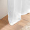 douceur dint?rieur Absolu ABSOLU Polyester Plain Microfiber Eyelet Curtain 140 x 260 cm, White, 3