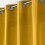 Douceur d'Int?rieur Absolu Microfibre Curtain with Eyelets, Plain, Polyester, polyester, mustard yellow, 280 x 140 cm 2