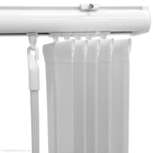 eXtreme? Slimline White Headrail For 127mm/5 Vertical Blinds In 3 Sizes - UK MANUFACTURED - READY FOR NEXT DAY DELIVERY! (1200mm Width)