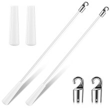 12IN Blind Wand for Window Blinds,blind wand replacement,blind wand hook,window blind wand hook,vertical blind wand,Clear Blind Rod with Hook and