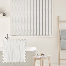 Vertical Blinds - Made to Measure - 89mm - Complete Blind - Oasis Fabric- OFF WHITE (Up To 150cm(1500mm), Up To 300cm(3000mm))