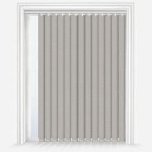 Vertical Blinds - Made to Measure - 89mm - Complete Blind - Dolphin Fabric- GREY (Up To 180cm(1800mm), Up To 130cm(1300mm))