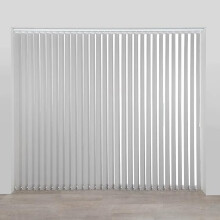 Made to Measure PVC Blackout Vertical Blinds- AQUALISH GREY (Up To 2000mm, Up To 2000mm)