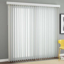 Made to Measure Blackout Vertical Blind- Cairo Fabric- 89mm- Colour Options (Up To 150cm, Up To 150cm)
