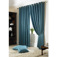 Madison Lined Eyelet Ring Top Curtains Teal 90x108