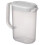 Clear Plastic Fridge Door Jug with Airtight Lid 1