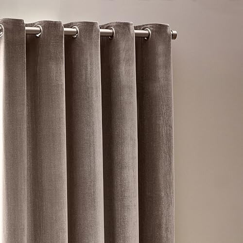 Neal's Yard Remedies Yard Heavy Chenille Velvet Eyelet Curtains 1