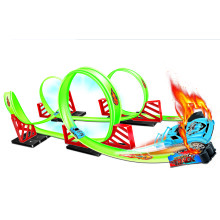 32 Pieces Race Racing Circuit Track Kids Toy Set Pull-back 360 Degree Rotation