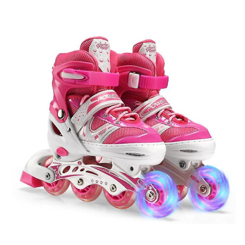 Adjustable Inline Skates For Kids  With Full Light Up Wheels